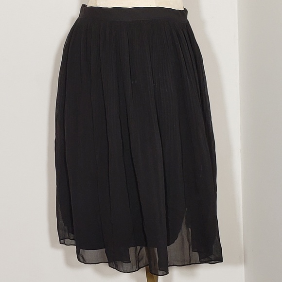 Zara Basic black pleated mini skirt size XS - Picture 7 of 8
